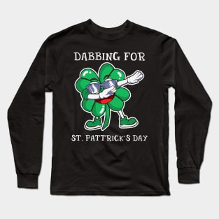 Dabbing For St. Patrick's day Long Sleeve T-Shirt